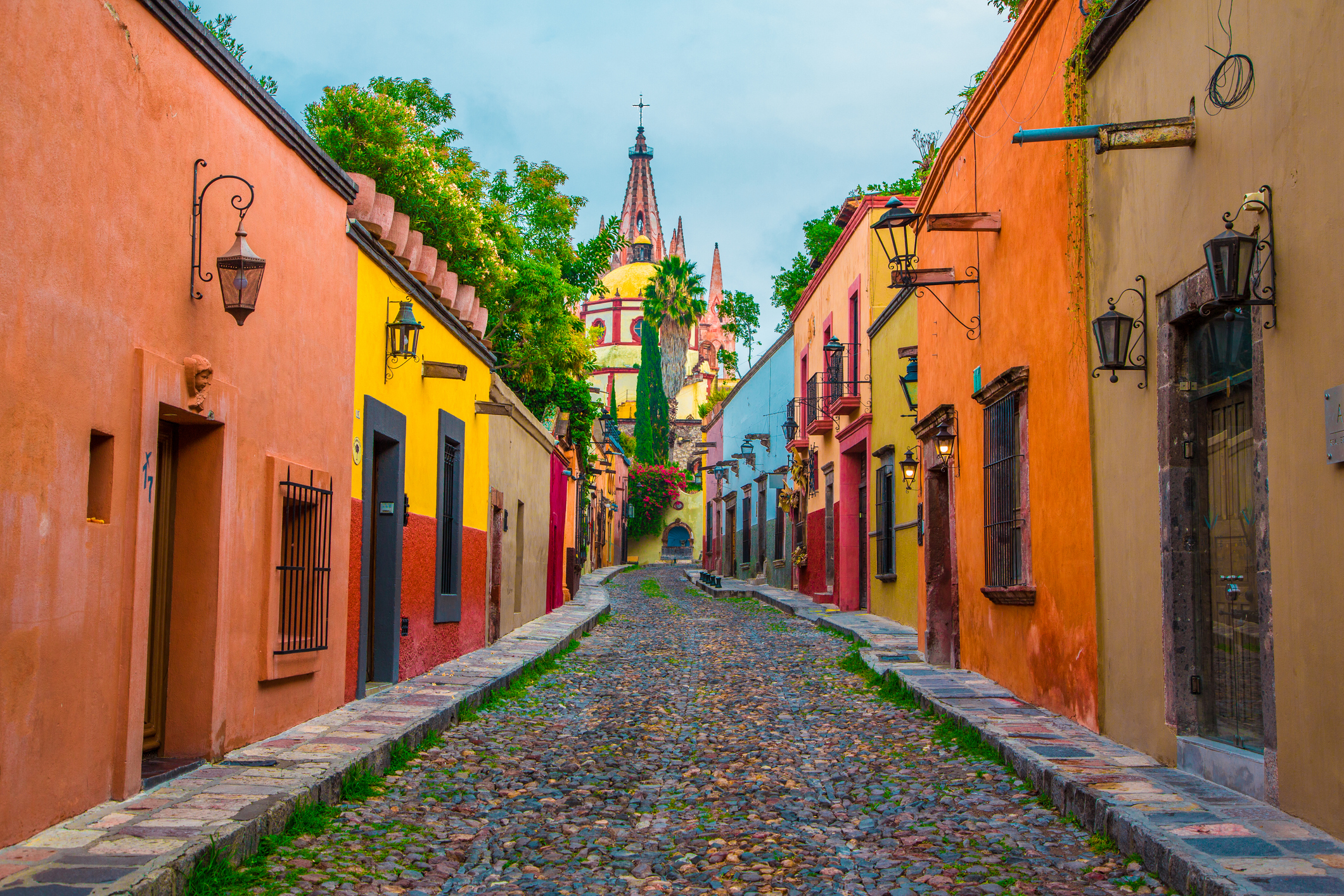 San Miguel de Allende Mexico with the iconic Church of St Michael