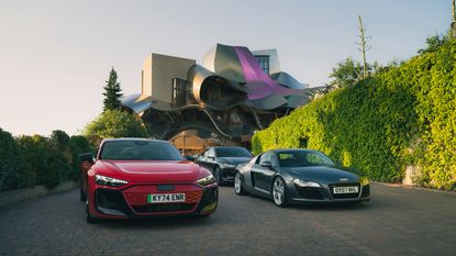60 years of Audi design at the Marqués de Riscal Hotel in Spain