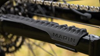 Marin Rift Zone close up on chainstay protector