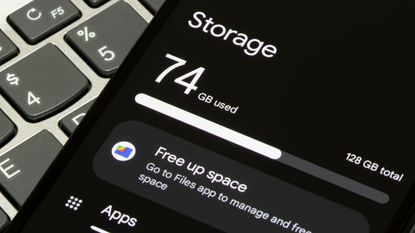 Android 15 storage page