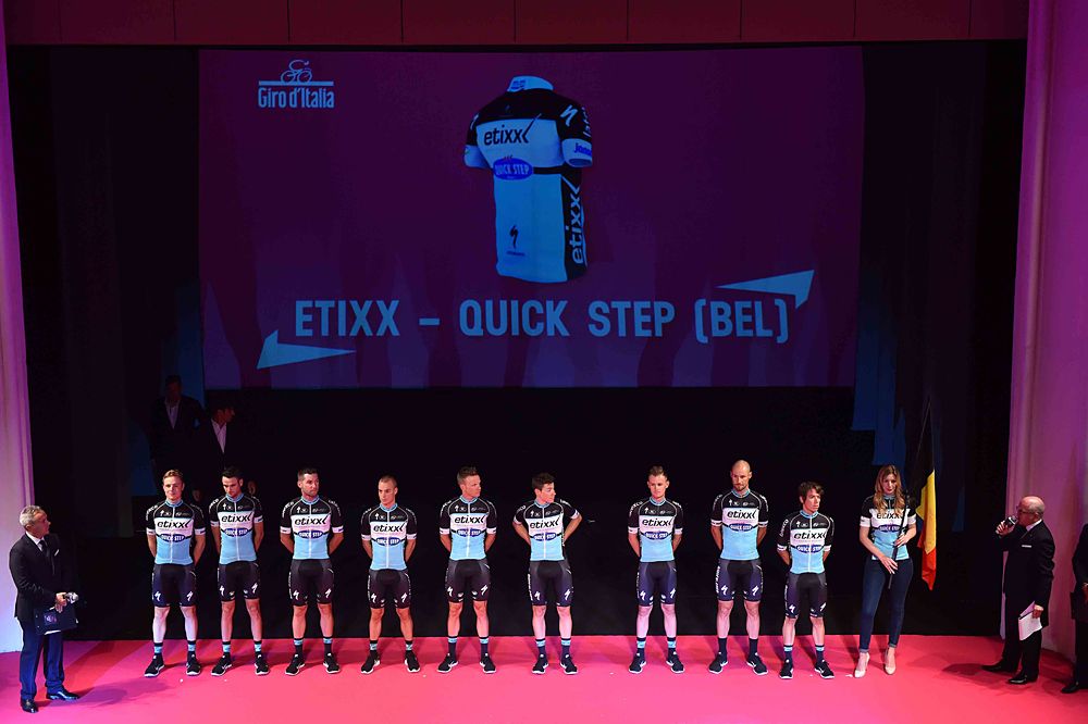 Etixx-QuickStep on the Giro d'Italia presentation stage