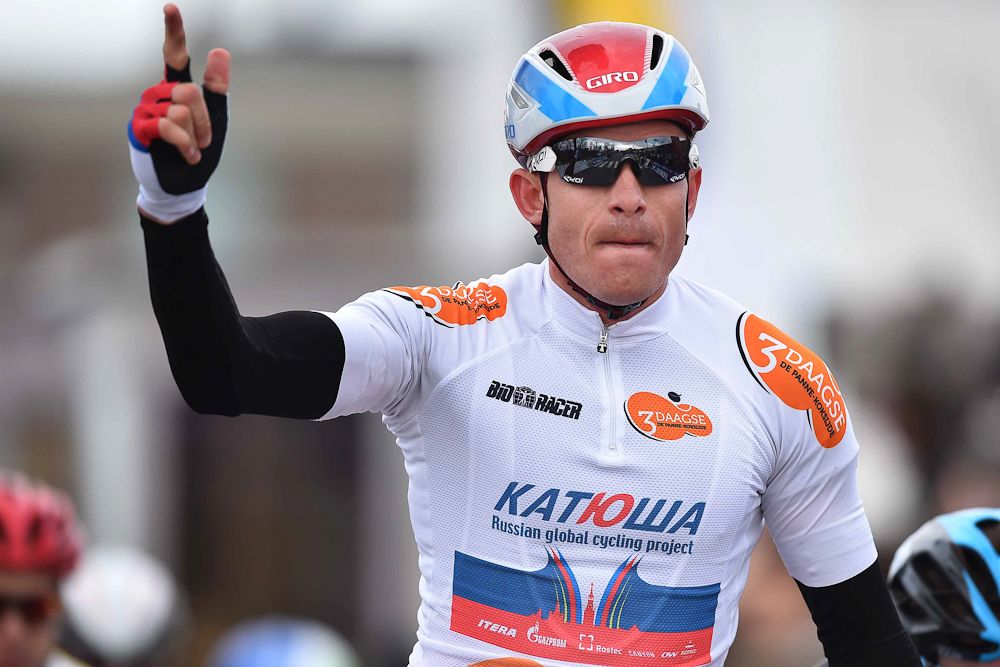 Alexander Kristoff wins his second consecutive stage at Driedaagse De Panne.