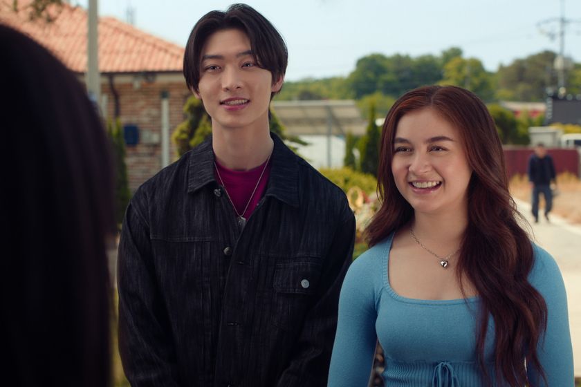 (L to R) Sang Heon Lee as Min Ho Moon, Anna Cathcart as Kitty Song Covey in XO Kitty season 2