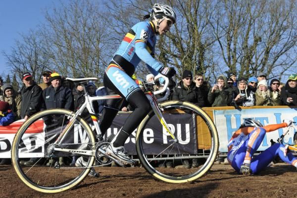 Some riders gained an edge by managing to ride the ramp