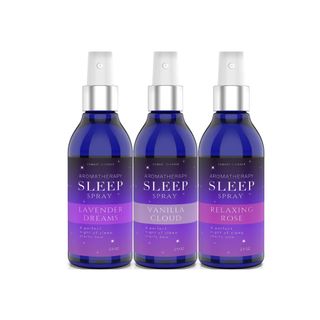 Three purple sleep sprays