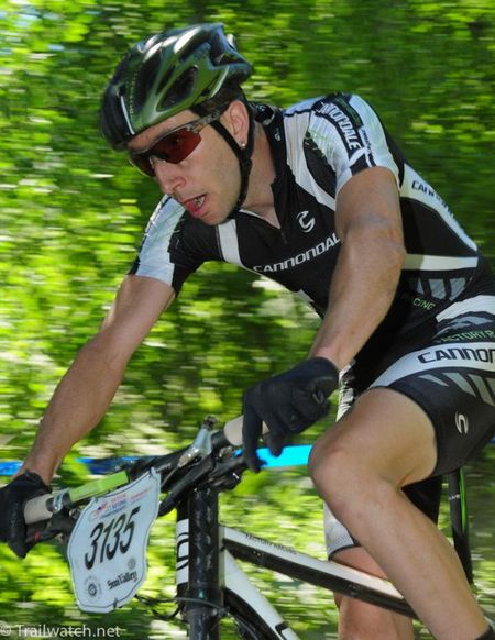 Jeremiah Bishop (Cannondale) stuck like glue to the lead group