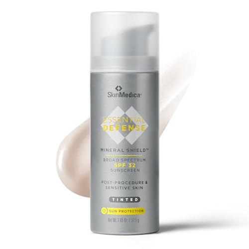 Skinmedica Essential Defense Mineral Shield Spf 32 Tinted Sunscreen for Face. This Lightweight, Facial Sunscreen Is Ideal for Oily And/or Combination Skin, 1.85 Oz