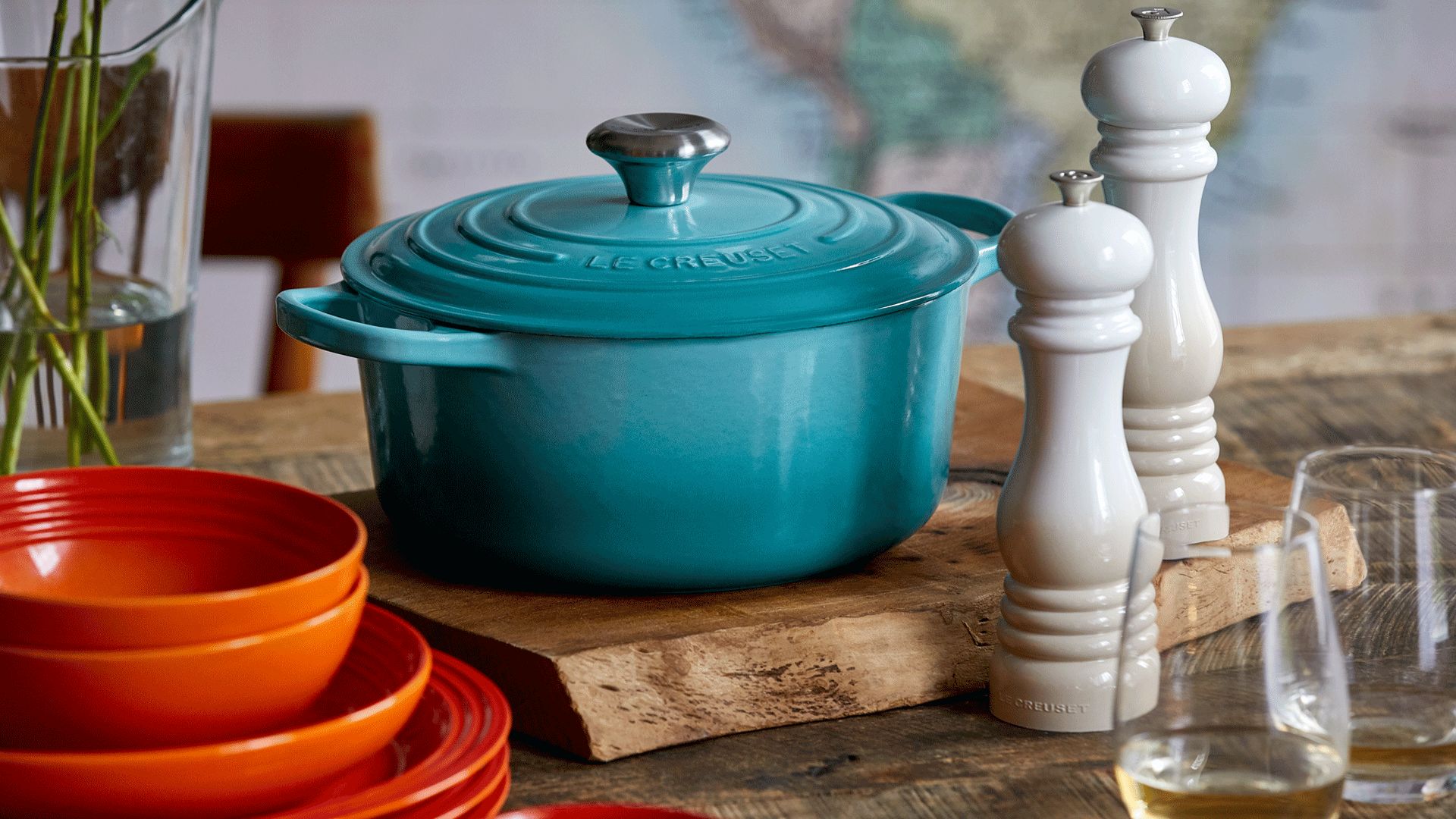 Le Creuset caribbean casserole