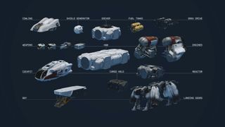 Spaceship parts