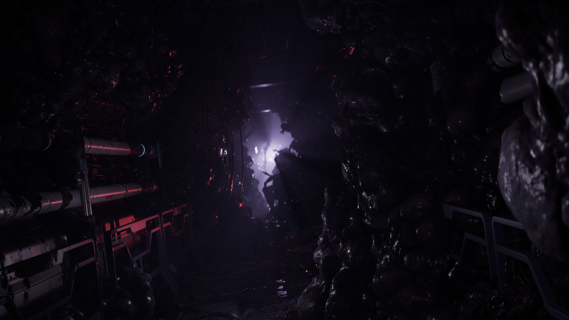 Screenshot from the 2026 space horror game "Directive 8020".
