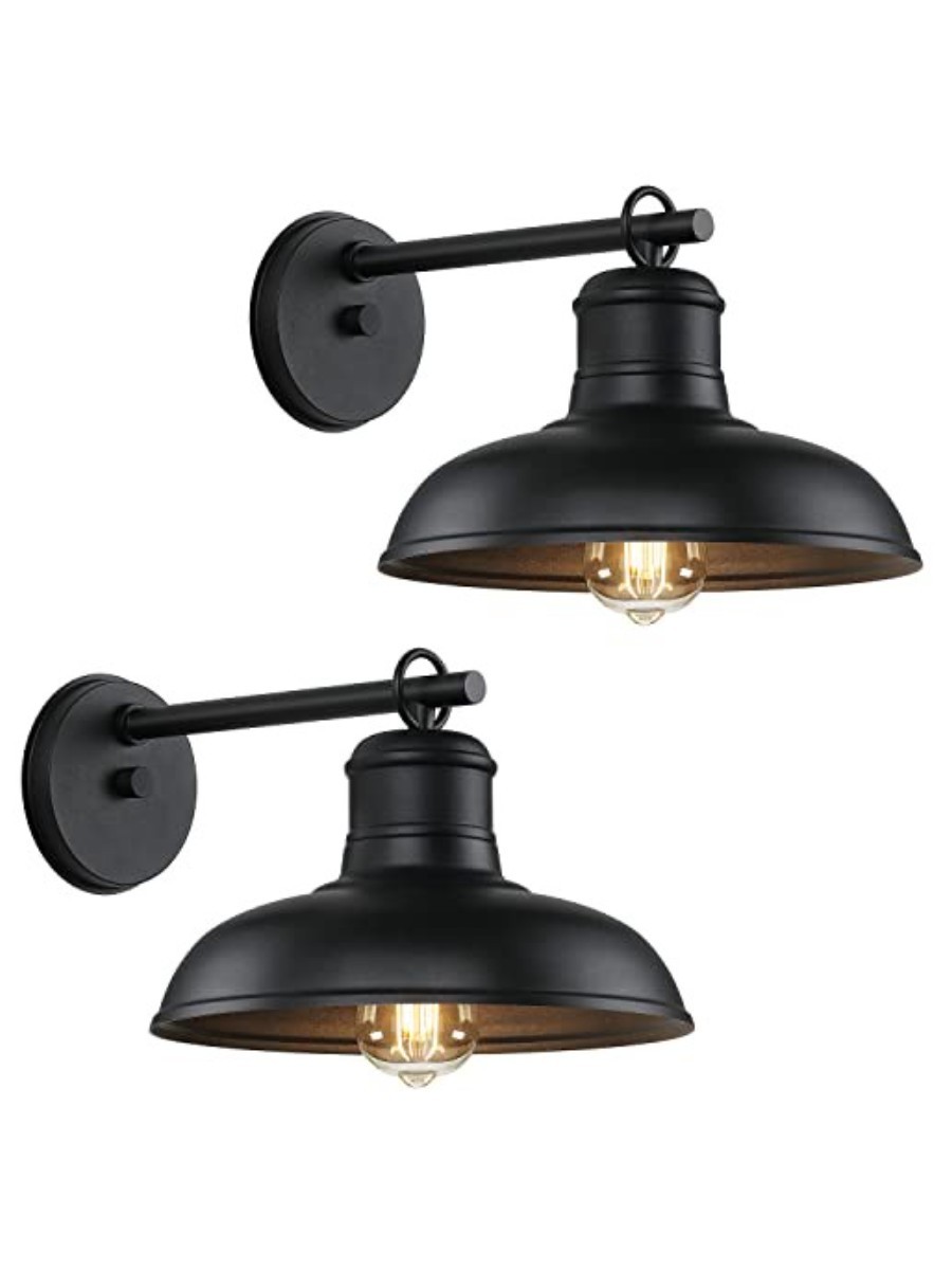 Bosceos, 2-Pack Outdoor Barn Light Fixtures