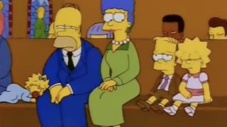 Marge Simpson at different ages, starring in the Simpsons across the decades.