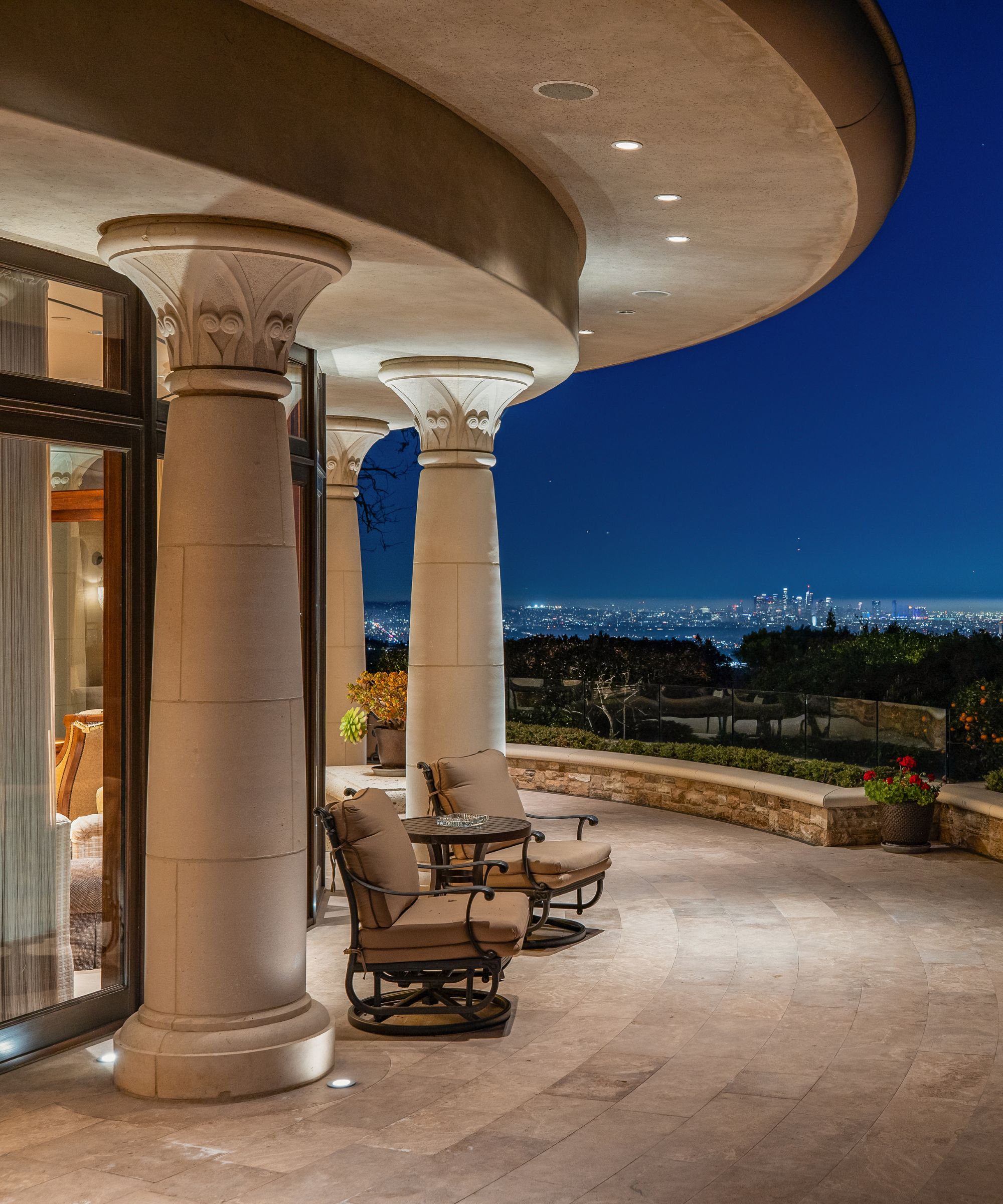 Quincy Jones' terrace