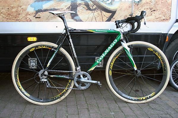 Sven Nys' 2008 Landbouwkrediet-Tonnisteiner Colnago C50 Cross.