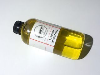 Bottle of linseed oil