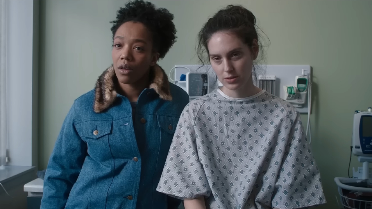 Naomi Ackie and Eva Victor in Sorry, Baby