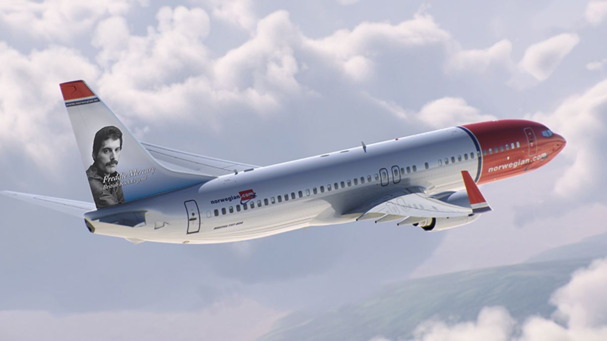 Freddie Mercury’s image to appear on Norwegian aircraft Louder