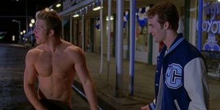 Scott Caan and James Van Der Beek in Varsity Blues