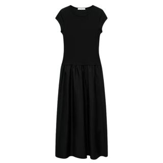 Mango flared dress with ruffled hem