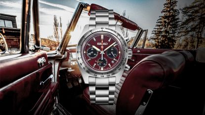 Seiko Prospex Speedtimer European Exclusive in Factory Red