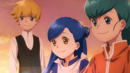 The new opening credits of Ascendance of a Bookworm anime