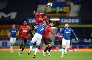 Richarlison was caught between Bailly and Fernandes