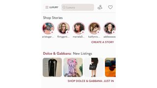 The Poshmark home page showing seller's Poshmark stories, for what to sell on Poshmark.