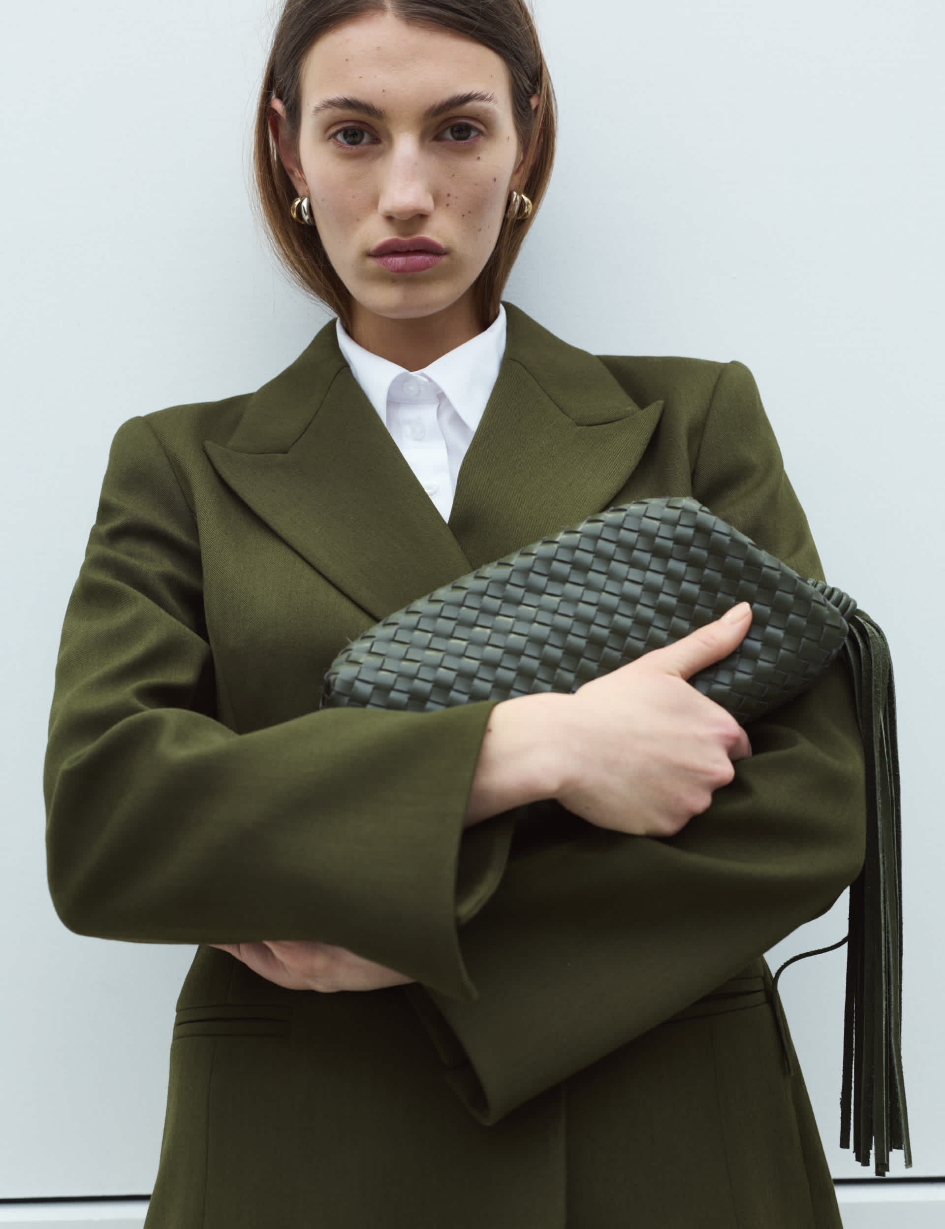 Waisted Asymmetric Longline Blazer