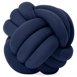 blue knot pillow