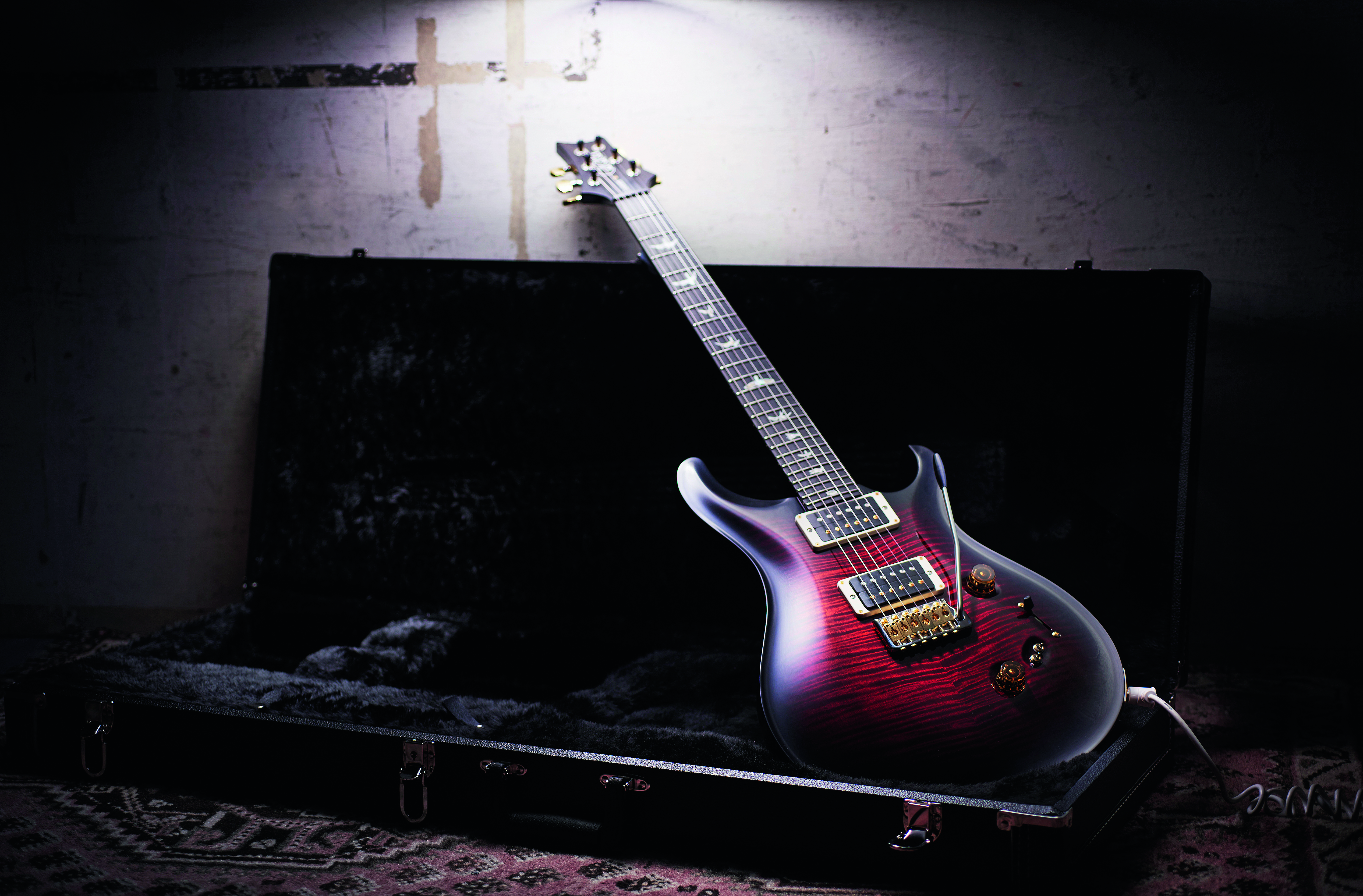 A PRS Custom 24-08 electric guitar, taken on October 11, 2017