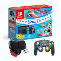 Nintendo Switch | Switch Sports | 12 months Nintendo Switch Online | Hori Battle Pad (Zelda) | Stealth Travel Kit | £357.95 £279.95 at The Game CollectionSave £78 -