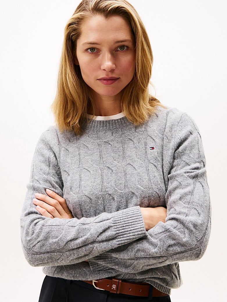 Tommy Hilfiger, Cable Knit Soft Wool Jumper