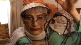 Jim Varney's Ernest dressed as woman in Hey Vern, It's Ernest.