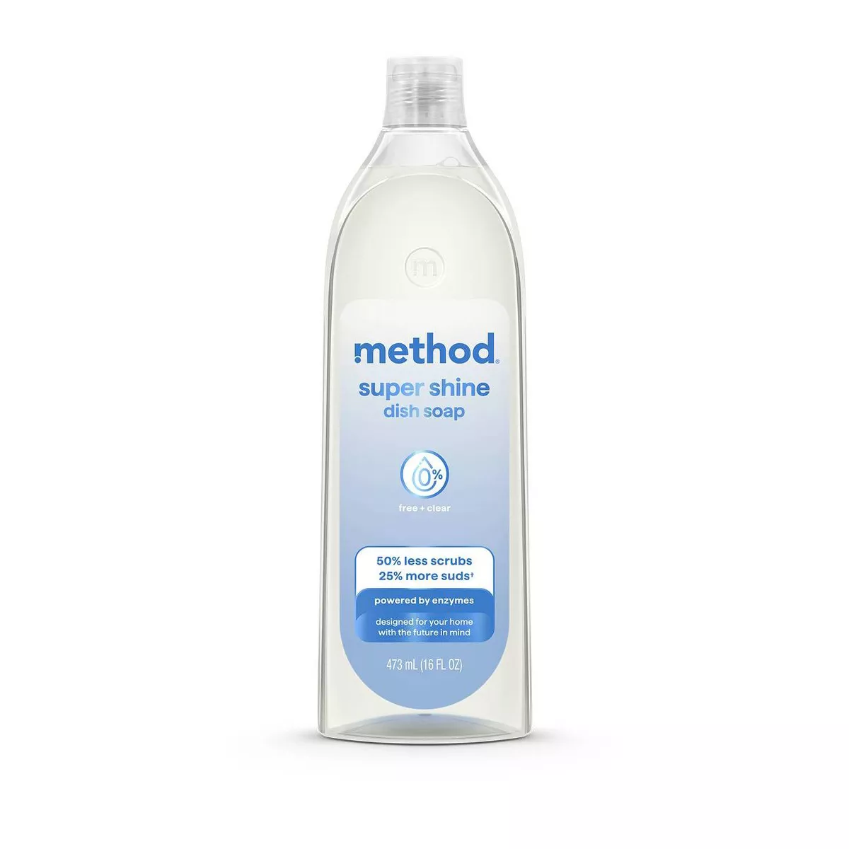Method Dish Soap Liquid Gel Free Clear - 16 Fl Oz