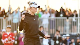 Nelly Korda after winning the Drive On Championship