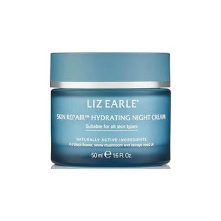an image of liz earle hydrating night cream from british skincare brands