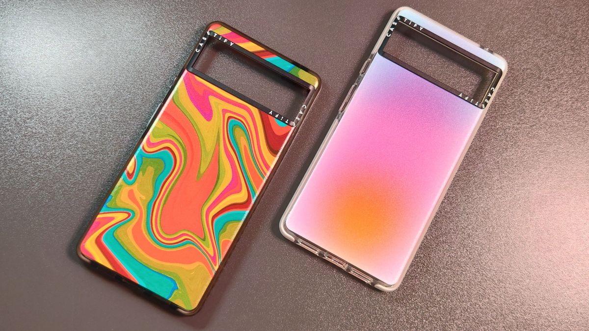CASETiFY Google Pixel 6 cases on a table