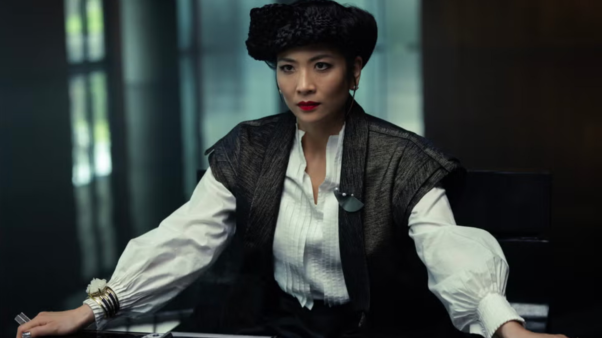 Sandra Yi Sencindiver as Yutani in Alien: Earth.