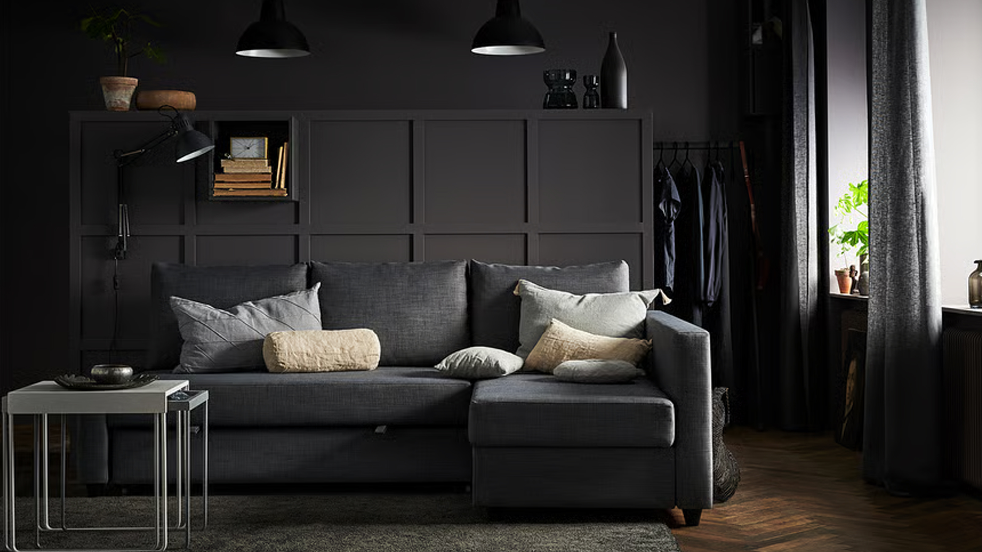IKEA FRIHETEN sofa bed in grey