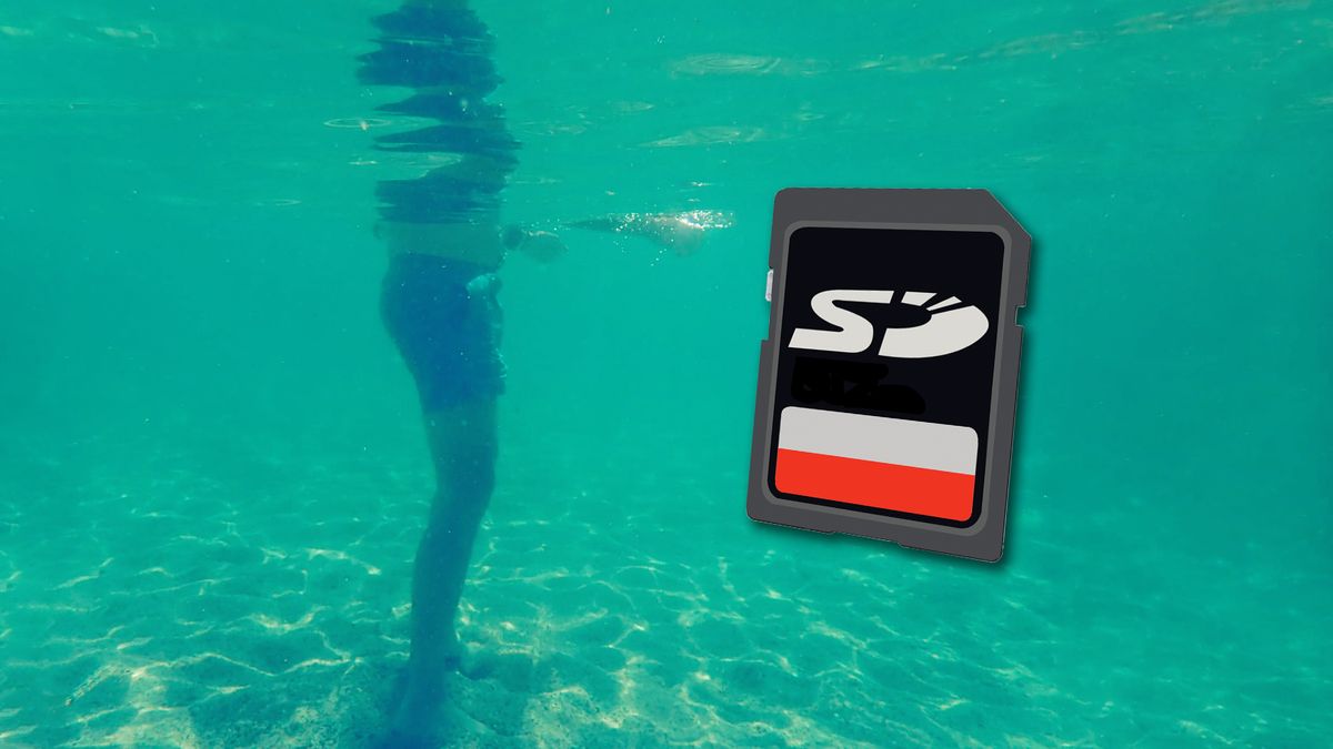 SD card found underwater