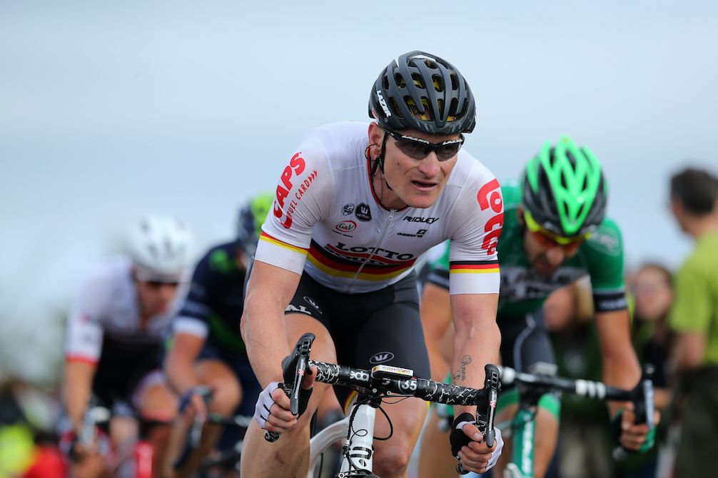 Andr&eacute; Greipel racing the 2016 Tour of Britain