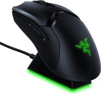Razer Viper Ultimate| Wireless | 20,000 DPI |8 buttons | RGB lighting | Charging stand included| 74g |