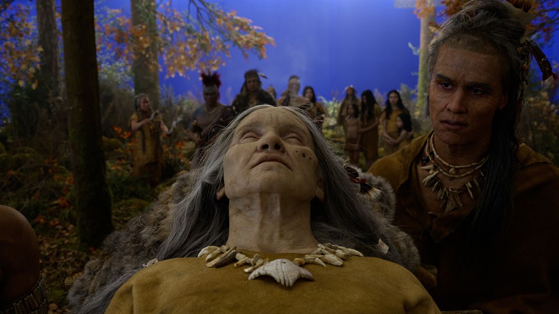 AI used on Here VFX; scenes from a film set