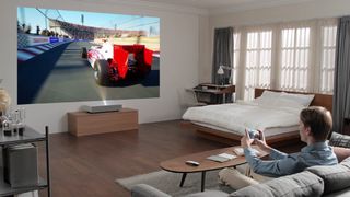 LG launches HU85L ultra short throw 4K laser projector