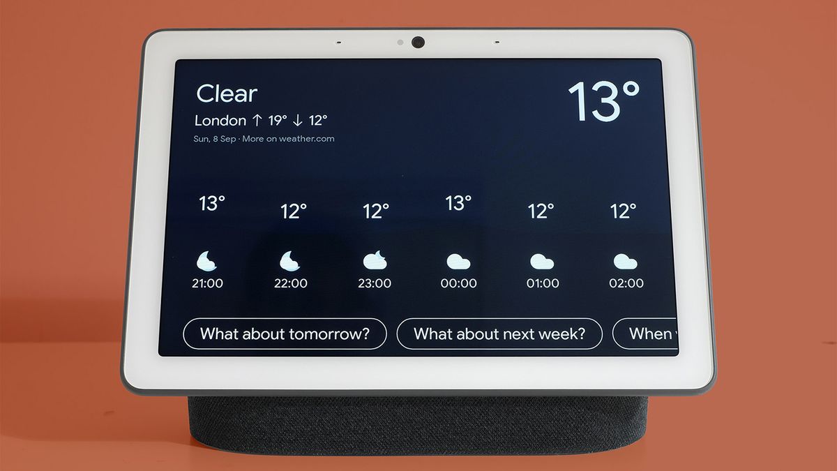 The next Google Nest Hub is tipped to keep the current design TechRadar