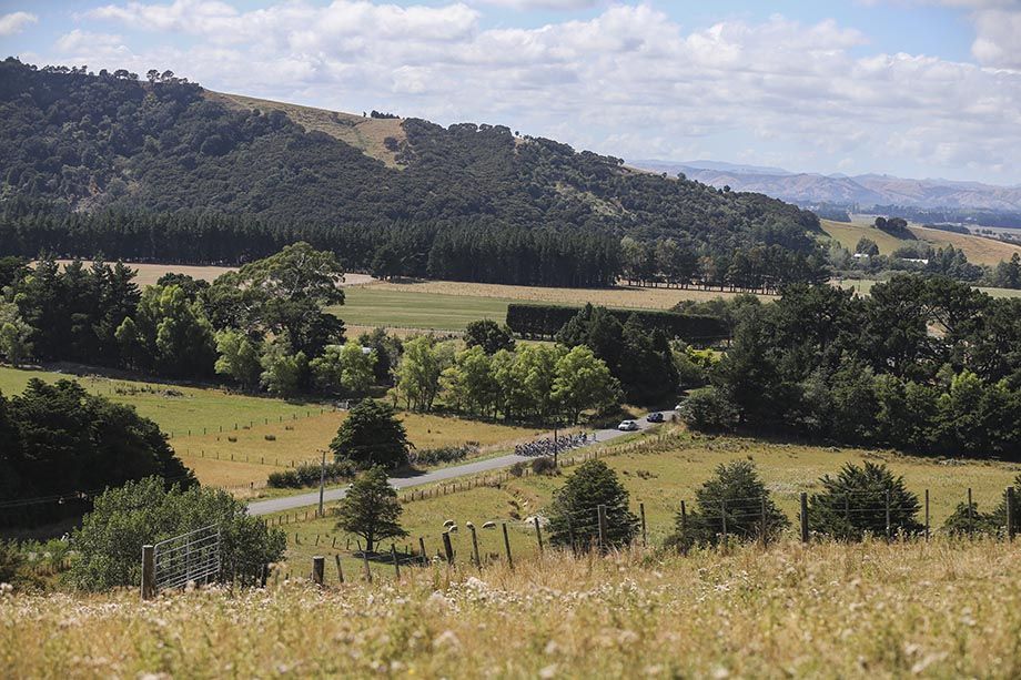 Another day of nice scenery greeted the peloton