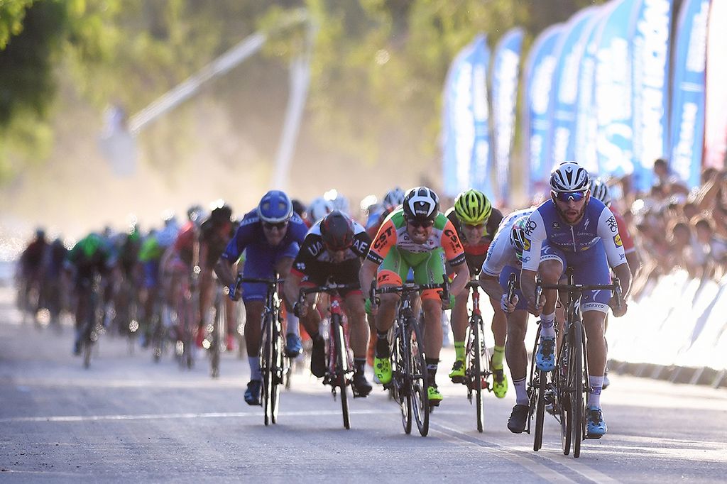 The sprint winds up