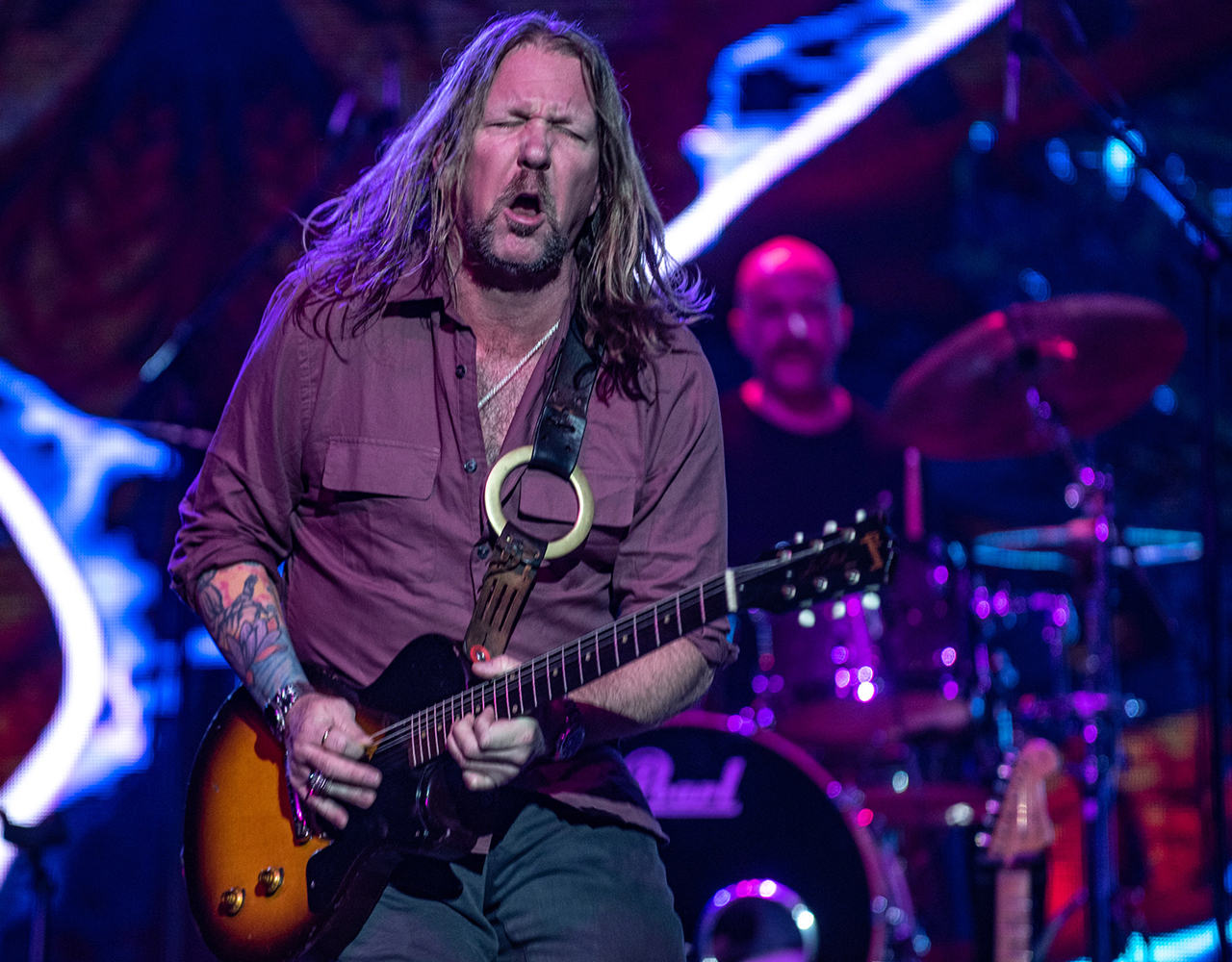 Devon Allman during the Allmans Fanily Revival tour stop in Denver, CO. on December 8. 2019.