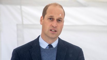 HRH Prince William the Duke of Cambridge, meets patients and staff and attends at a groundbreaking ceremony at The Royal Marsden in Surrey