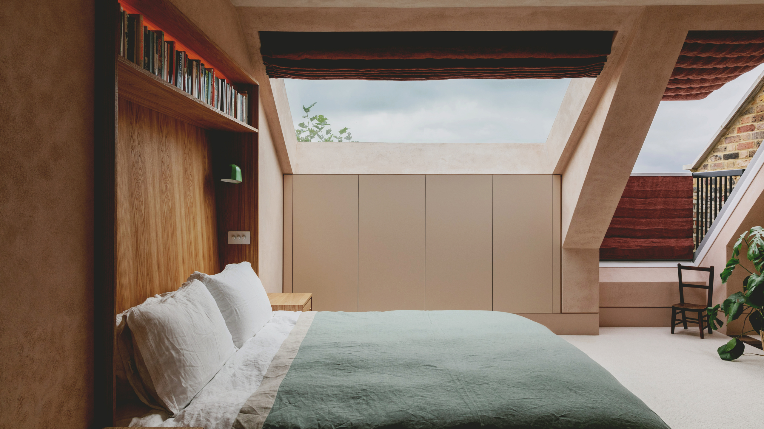 Photo inspiration: Hidden Loft Address Idea Reference: A London Loft Converted Into A Bedroom With Hidden Storage